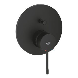 Grohe UP Einhebel-Wannenmischer Essence, Rosette: D= 158mm, phantom black - 9324604