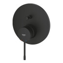 Grohe UP Einhebel-Wannenmischer Essence, Rosette: D= 158mm, phantom black - 9324604