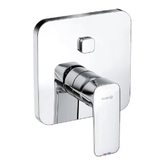 Kludi UP Einhebel-Wannenmischer PURE & STYLE, Rosette: 170mm x 170mm, chrom - 9323387