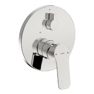 Hansa UP Einhebel-Wannenmischer Hansabasic, Rosette: D= 170mm, chrom - 9323422