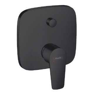 Hansgrohe UP Einhebel-Wannenmischer Talis E, Rosette: 155mm x 155mm, schwarz matt - 9317130