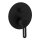 Evenes UP Einhebel-Wannenmischer Enzan mit Wandeinbaukörper, Rosette: D= 155mm, schwarz matt - 9323645