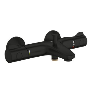 Grohe AP-Wannenthermostat Grohtherm 800 mit Ausladung 168mm, schwarz matt - 9325141