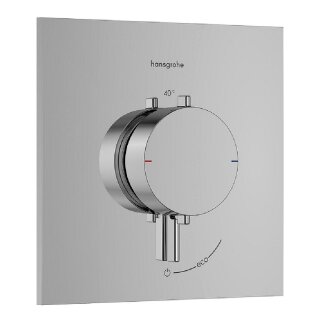 Hansgrohe Unterputz-Thermostat Ecostat Comfort E mit 1 Verbraucher, chrom - 9326939