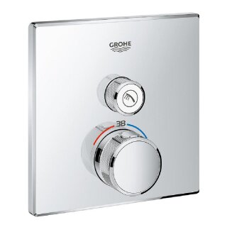 GROHE Unterputz-Thermostat Grohtherm SmartControl mit 1 Verbraucher, chrom - 9305489