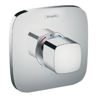 Hansgrohe Unterputz-Thermostat Ecostat Highflow E Fertigset mit 1 Verbraucher, chrom - 9319520