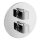 Evenes Unterputz-Brausethermostat Dokos mit 1 Verbraucher, chrom - 9315135