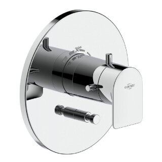Evenes Unterputz-Wannenthermostat Nomoro mit 1 Verbraucher, chrom - 9323625