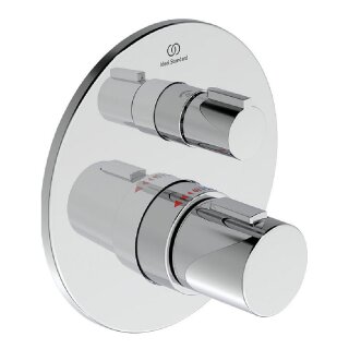 Ideal Standard Unterputz-Brausethermostat Ceratherm T100 mit 2 Verbraucher, chrom - 9318541