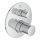 Ideal Standard Unterputz-Wannenthermostat Ceratherm T100 mit 2 Verbraucher, chrom - 9318540
