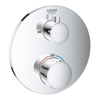 GROHE Unterputz-Wannenthermostat Grohtherm mit 2 Verbraucher, chrom - 9315390