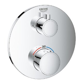 GROHE Unterputz-Brausethermostat Grohtherm mit 2 Verbraucher, chrom - 9315369