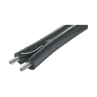 NMC Isoliertes Edelstahl-Wellrohr AEROLINE ® INOX SPLIT 100, DN25, 25x25 mm, 25 m - 7738346456