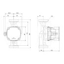 Grundfos ALPHA1 GO 32-60 180 - 93074183 