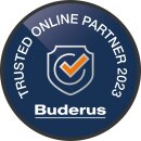 Buderus Heizkörper, Hygieneausführung VCM-Profil 30/900/2600, R Logatrend Flachheizkörper, FMS, Stopfen