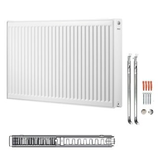 Buderus Heizkörper, Flachheizkörper, Kompakt C-Profil.2 Typ 21 500x700 mm (HxL) 7751002307