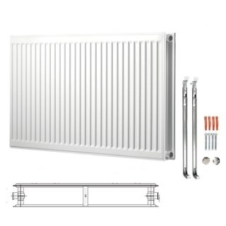 Buderus Heizkörper, Flachheizkörper, Hygieneausführung, Kompakt C-Profil.2 Typ 20 900x1600 mm (HxL) 7751005216