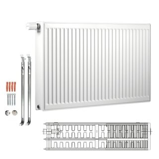 Buderus Heizkörper, Ventil Kompaktheizkörper, Kompakt VC-Profil.2 Typ 33 900x700 mm (HxL) Links 7751111707