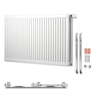 Buderus Heizkörper, Mittelanschlussheizkörper, Kompakt VCM-Profil.2 Typ 10 400x1000 mm (HxL) 7751201110