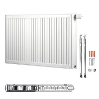 Buderus Heizkörper, Mittelanschlussheizkörper, Kompakt VCM-Profil.2 Typ 21 600x2300 mm (HxL) 7751203323