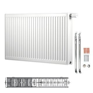Buderus Heizkörper, Mittelanschlussheizkörper, Kompakt VCM-Profil.2 Typ 22 900x700 mm (HxL) 7751205607