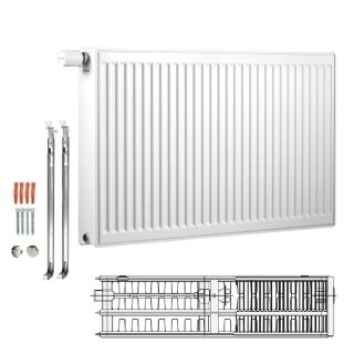 Buderus Heizkörper, Mittelanschlussheizkörper, Kompakt VCM-Profil.2 Typ 33 300x2300 mm (HxL) Links 7751206723