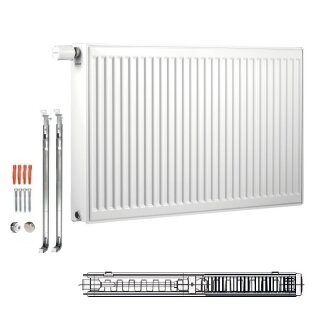 Buderus Heizkörper, Mittelanschlussheizkörper, Kompakt VCM-Profil.2 Typ 21 500x400 mm (HxL) Links 7751208304