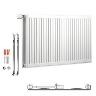 Buderus Heizkörper, Mittelanschlussheizkörper, Kompakt VCM-Profil.2 Typ 10 600x1200 mm (HxL) Links 7751209112