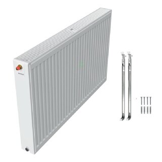 Buderus Heizkörper, Mittelanschlussheizkörper, Kompakt VCM-Profil.2 Typ 33 600x400 mm (HxL) Links 7751209704