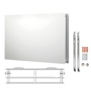 Buderus Heizkörper, Flachheizkörper, Hygieneausführung, Kompakt C-Plan.2 Typ 30 300x900 mm (HxL) 7751300809