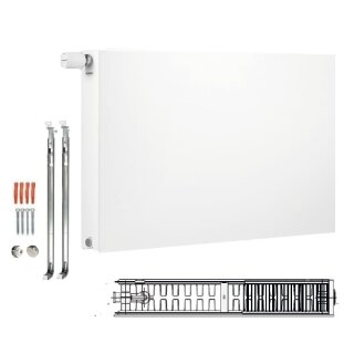 Buderus Heizkörper, Ventil Kompaktheizkörper, Kompakt VC-Plan.2 Typ 22 900x1200 mm (HxL) Links 7751411612