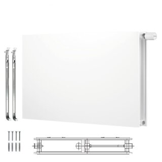 Buderus Heizkörper, Mittelanschlussheizkörper, Kompakt VCM-Plan.2 Typ 20 600x400 mm (HxL) 7751503204
