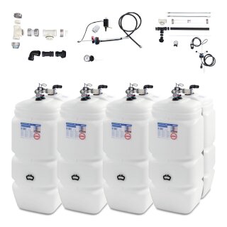 Buderus Schütz 4000 Liter Tank im Tank System aus Kunststoff, doppelwandig, Ausführung: Standard, Volumen: 4000l (4 x 1000l) inkl. Grundpaket A, Erweiterungspaket B, green Fuels ready - TIT-ST-T104-4000l