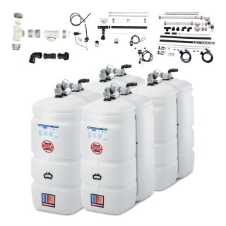 Buderus Schütz 3000 Liter Tank im Tank System 2-Reihig aus Kunststoff, doppelwandig, Ausführung: Kompakt, Volumen: 3000l (4 x 750l) inkl. Grundpaket A, Erweiterungspaket B, Reihenverbindungspaket CDL, green Fuels ready - TIT-KO-T202-3000l