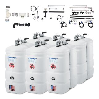 Buderus Schütz 4500 Liter Tank im Tank System 2-Reihig aus Kunststoff, doppelwandig, Ausführung: Kompakt, Volumen: 4500l (6 x 750l) inkl. Grundpaket A, Erweiterungspaket B, Reihenverbindungspaket CDL, green Fuels ready - TIT-KO-T203-4500l