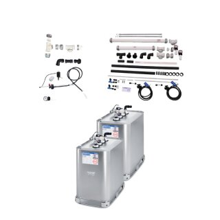 Buderus Schütz 1400l Tank im Tank System 2-reihig (2x 700l), Stahl, doppelwandig inkl. Grundpaket A, Reihenverbindungspaket CDL, green Fuels ready - TIT-STAHL-T201-1400l