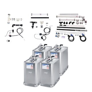 Schütz 2800 Liter Tank im Tank System 2-reihig, Stahl verzinkt, Zubehör