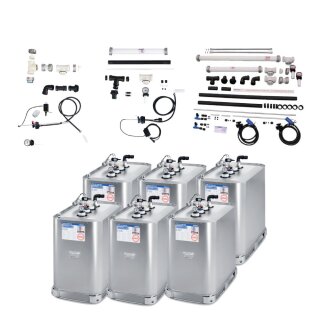 Schütz 4200 Liter Tank im Tank System 2-reihig, Stahl verzinkt, Zubehör