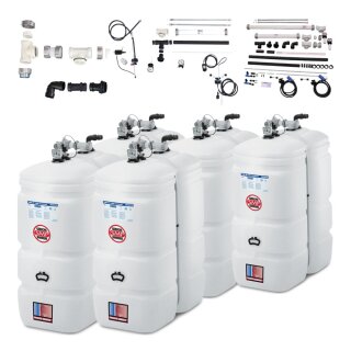 Buderus Schütz 3750 Liter Tank im Tank System Eck Aufstellung aus Kunststoff, doppelwandig, Ausführung: Kompakt, Volumen: 3750l (5 x 750l) inkl. Grundpaket A, Reihenverbindungspaket CDL, green Fuels ready - TIT-KO-L3-3750l