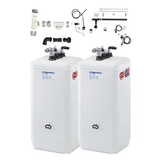 Buderus Schütz 1500 Liter Tank im Tank System aus Kunststoff, doppelwandig, Ausführung: Spezial, Volumen: 1500l (2 x 750l) inkl. Grundpaket A, Erweiterungspaket B, green Fuels ready - TIT-SP-T102-1500l