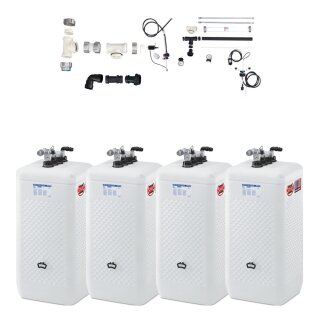 Buderus Schütz 3000 Liter Tank im Tank System aus Kunststoff, doppelwandig, Ausführung: Spezial, Volumen: 3000l (4 x 750l) inkl. Grundpaket A, Erweiterungspaket B, green Fuels ready - TIT-SP-T104-3000l