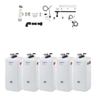 Buderus Schütz 3750 Liter Tank im Tank System aus Kunststoff, doppelwandig, Ausführung: Spezial, Volumen: 3750l (5 x 750l) inkl. Grundpaket A, Erweiterungspaket B, green Fuels ready - TIT-SP-T105-3750l