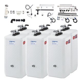 Buderus Schütz 4500 Liter Tank im Tank System 2-Reihig aus Kunststoff, doppelwandig, Ausführung: Spezial, Volumen: 4500l (6 x 750l) inkl. Grundpaket A, Erweiterungspaket B, Reihenverbindungspaket CDL, green Fuels ready - TIT-SP-T203-4500l