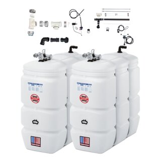 Buderus Schütz 3000 Liter Tank im Tank System aus Kunststoff, doppelwandig, Ausführung: Standard, Volumen: 3000l (2 x 1500l) inkl. Grundpaket A, Erweiterungspaket B, green Fuels ready - TIT-ST-T102-3000l