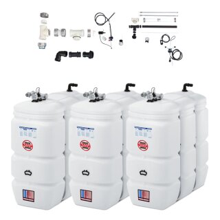 Buderus Schütz 4500 Liter Tank im Tank System aus Kunststoff, doppelwandig, Ausführung: Standard, Volumen: 4500l (3 x 1500l) inkl. Grundpaket A, Erweiterungspaket B, green Fuels ready - TIT-ST-T103-4500l