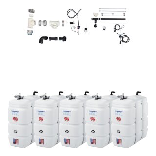 Buderus Schütz 7500 Liter Tank im Tank System aus Kunststoff, doppelwandig, Ausführung: Standard, Volumen: 7500l (5 x 1500l) inkl. Grundpaket A, Erweiterungspaket B, green Fuels ready - TIT-ST-T105-7500l