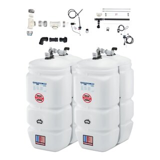 Buderus Schütz 2000 Liter Tank im Tank System aus Kunststoff, doppelwandig, Ausführung: Kompakt, Volumen: 2000l (2 x 1000l) inkl. Grundpaket A, Erweiterungspaket B, green Fuels ready - TIT-KO-T102-2000l