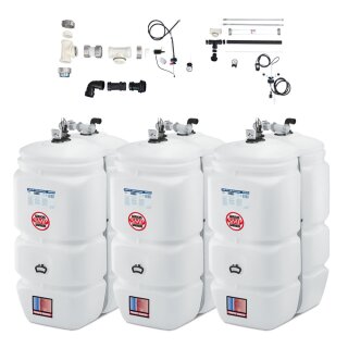Buderus Schütz 3000 Liter Tank im Tank System aus Kunststoff, doppelwandig, Ausführung: Kompakt, Volumen: 3000l (3 x 1000l) inkl. Grundpaket A, Erweiterungspaket B, green Fuels ready - TIT-KO-T103-3000l