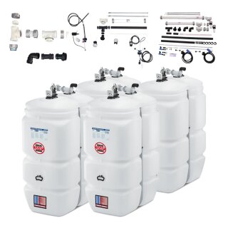 Buderus Schütz 4000 Liter Tank im Tank System 2-Reihig aus Kunststoff, doppelwandig, Ausführung: Kompakt, Volumen: 4000l (4 x 1000l) inkl. Grundpaket A, Erweiterungspaket B, Reihenverbindungspaket CDL, green Fuels ready - TIT-KO-T202-4000l