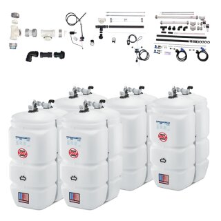 Buderus Schütz 5000 Liter Tank im Tank System Eck Aufstellung aus Kunststoff, doppelwandig, Ausführung: Kompakt, Volumen: 5000l (5 x 1000l) inkl. Grundpaket A, Erweiterungspaket B, Reihenverbindungspaket CDL, green Fuels ready - TIT-KO-L3-5000l